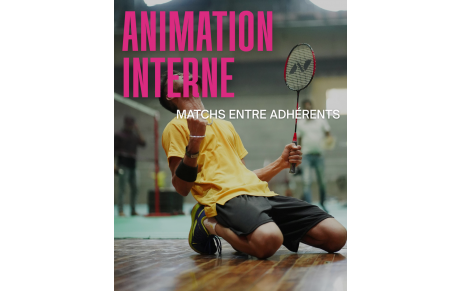 Animation interne : matchs entre adhérents